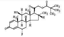Fluocortolone trimethylacetate